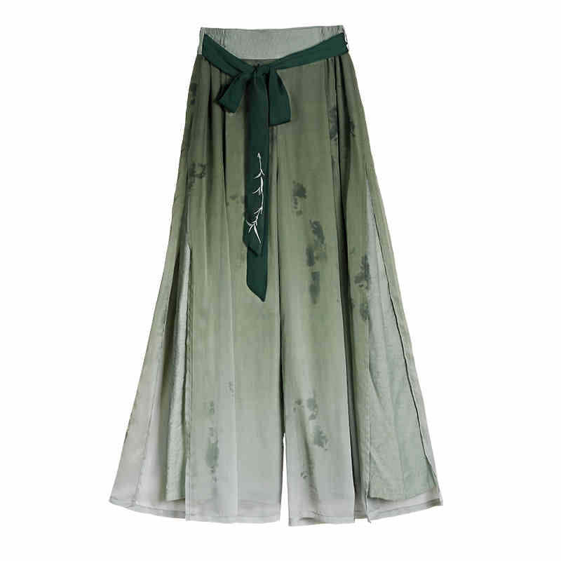 Veiled in Mist and Rain - Song Dynasty-Inspired Fresh Green Modern Hanfu Outfit-Lovesyouforever