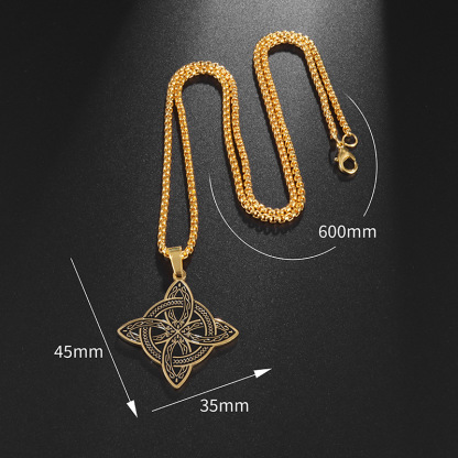 Sun Opal Pendant Necklace for Men-Lovesyouforever