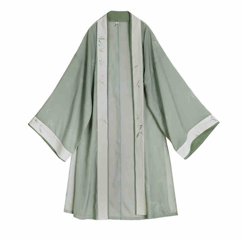 Veiled in Mist and Rain - Song Dynasty-Inspired Fresh Green Modern Hanfu Outfit-Lovesyouforever
