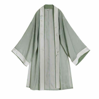 Veiled in Mist and Rain - Song Dynasty-Inspired Fresh Green Modern Hanfu Outfit-Lovesyouforever