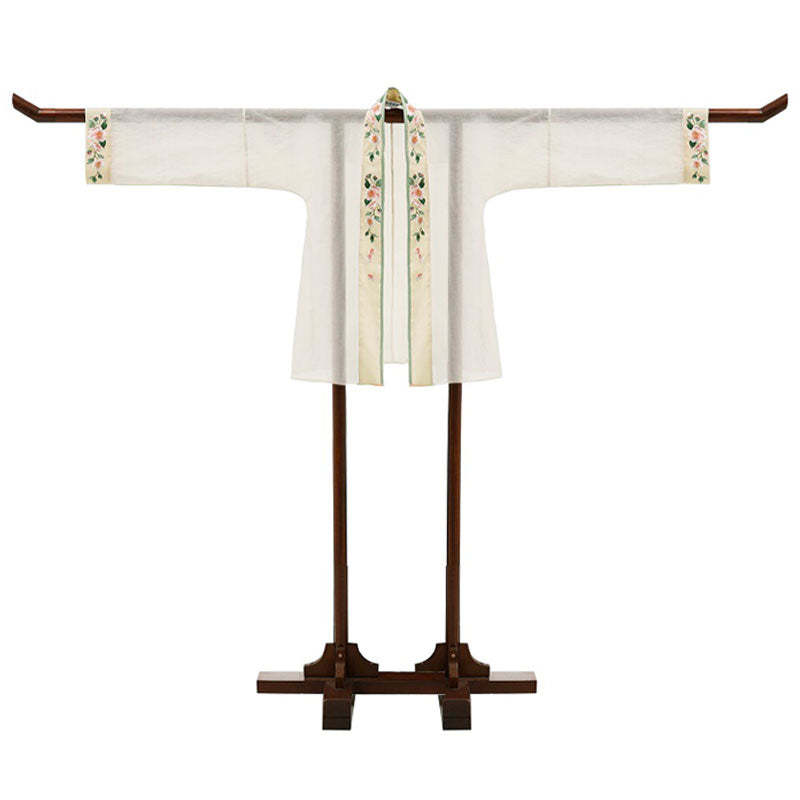 Song of Spring - Peony Flower Embroidery Traditional Hanfu Clothing Chinese Dress for Garden Tea Party-Lovesyouforever