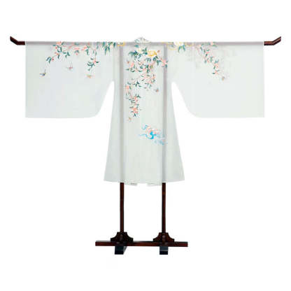 Song of Spring - Peony and Pear Blossoms Embroidery Hanfu Clothing Chinese Dress for Garden Tea Party-Lovesyouforever