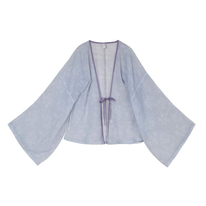 Quietly Awaiting Blossoms - Tang Dynasty Inspired Chest-length Dress Hanfu Skirt Set-Lovesyouforever
