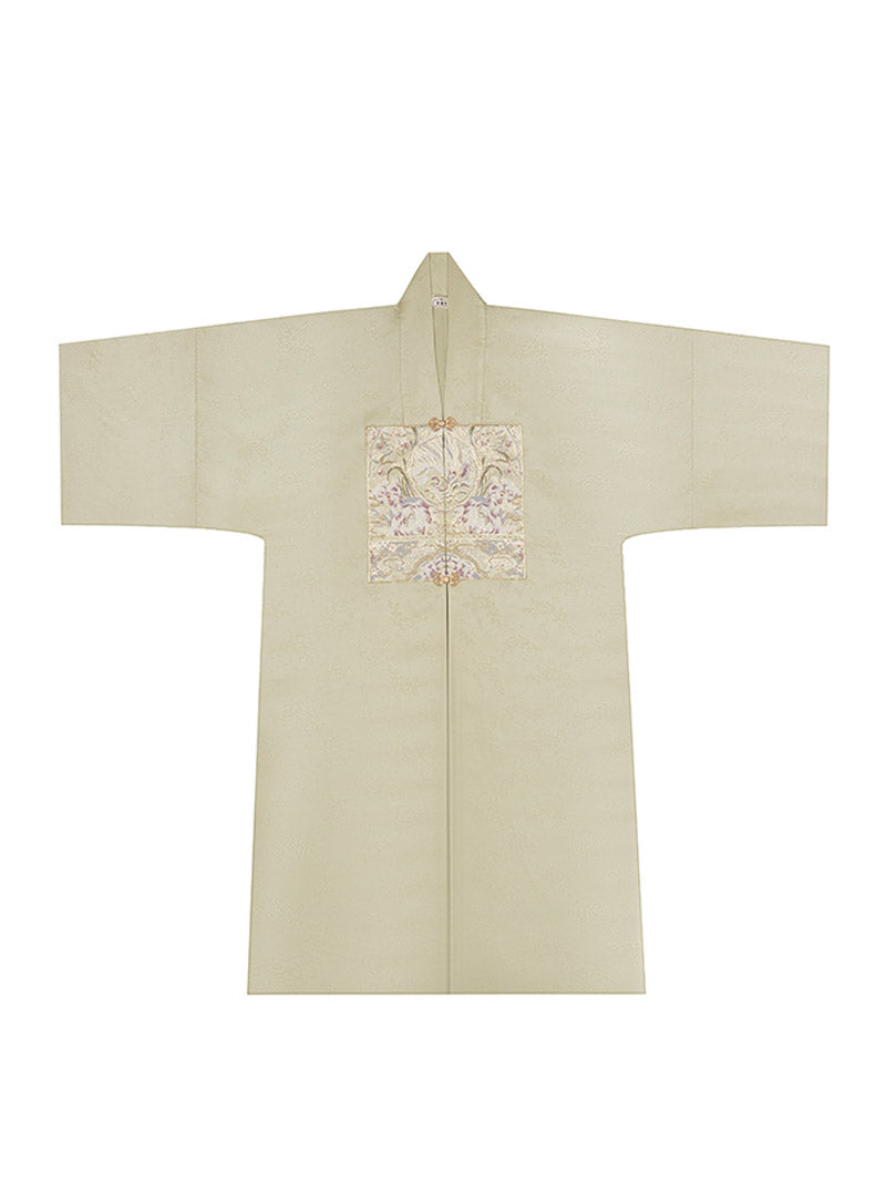 Traditional Ancient Chinese Style Phoenix and Peony Pattern Green Embroidery Mamianqun Hanfu Dress-Lovesyouforever