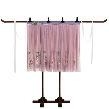 Song of Spring - Peony Flower Embroidery Traditional Hanfu Clothing Chinese Dress for Garden Tea Party-Lovesyouforever