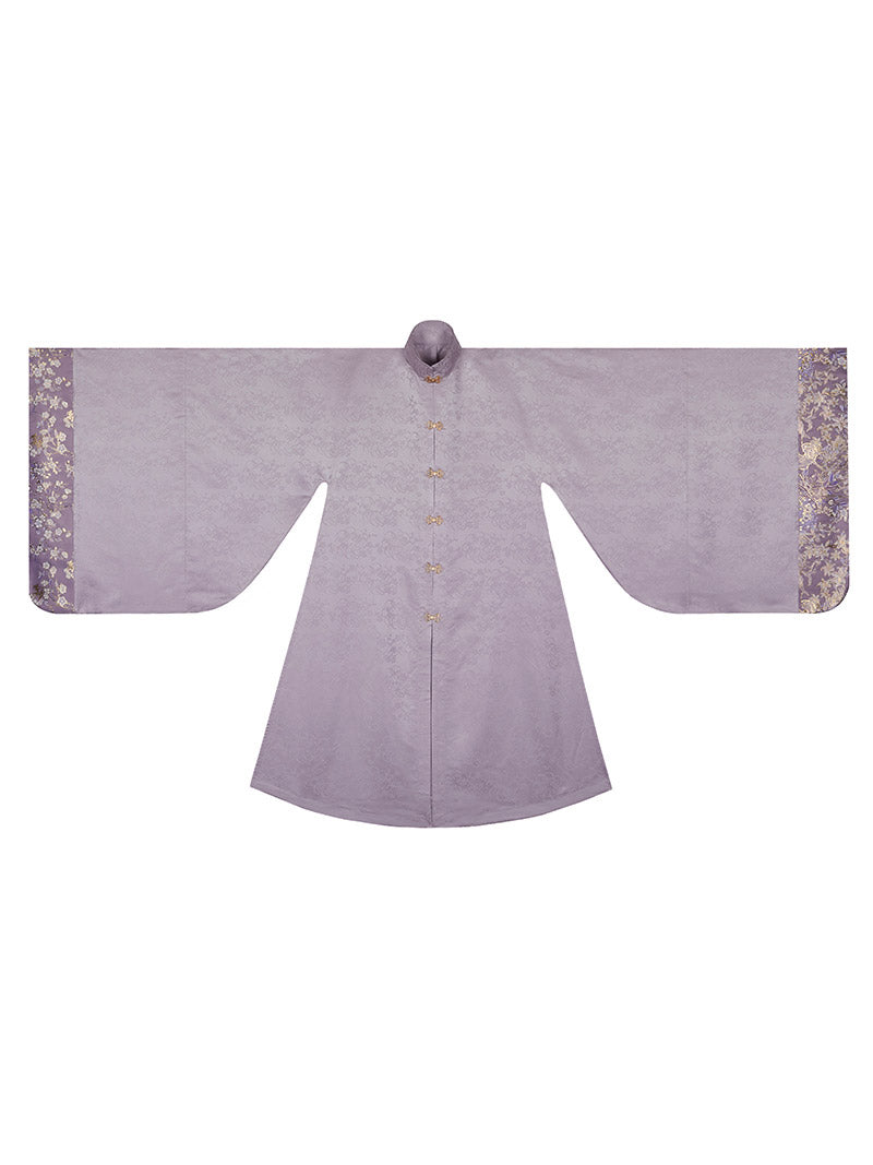 Violet Vintage Ancient Chinese Style Embroidery Hanfu Mamianqun Skirt Suit-Lovesyouforever