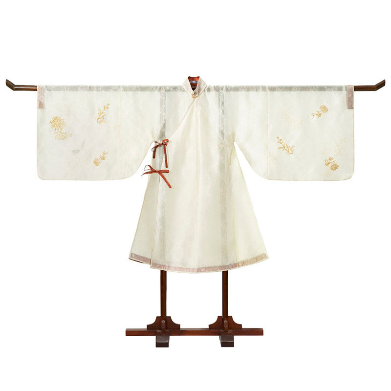 Magpies Singing on the Pomegranate Tree Branch「Good things are coming」Embroidered Hanfu Clothing-Lovesyouforever