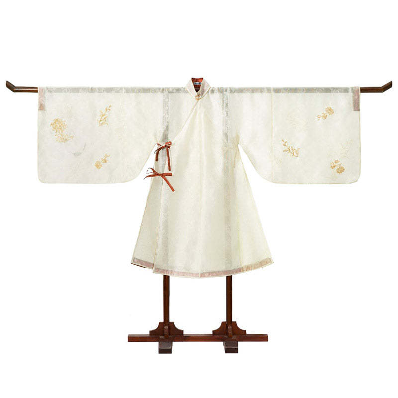 Magpies Singing on the Pomegranate Tree Branch「Good things are coming」Embroidered Hanfu Clothing-Lovesyouforever