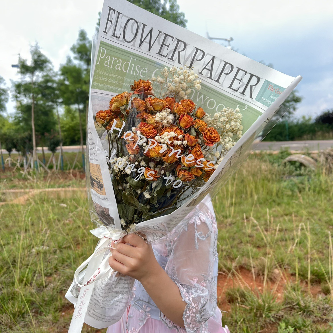 Direct shipment from the base: multi-head rose dried flower bouquet, daisy, teddy, sunflower, rose dried flowers, real flowers wholesale-Lovesyouforever