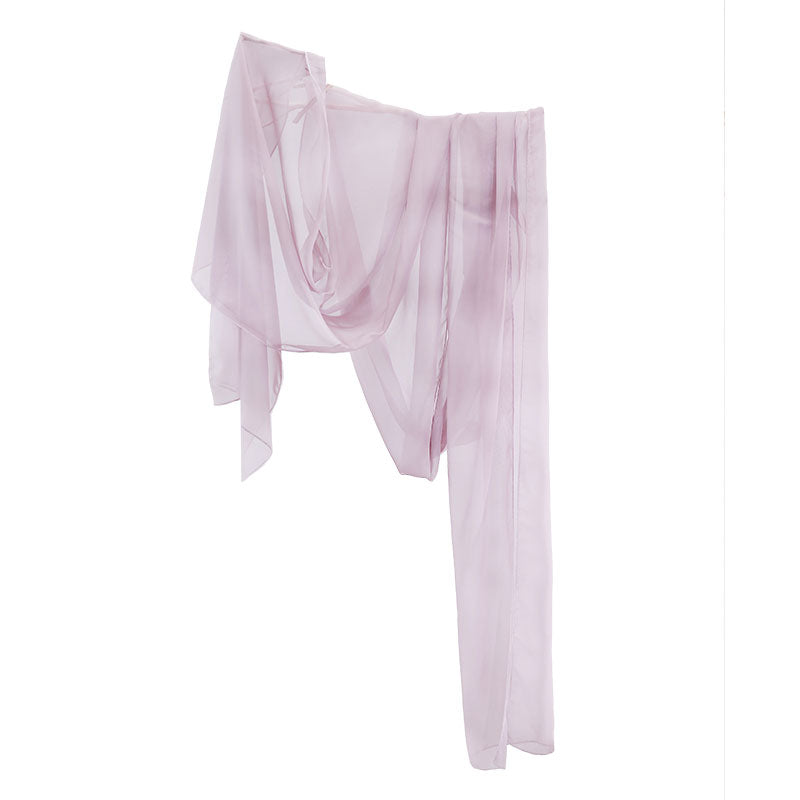 Quietly Awaiting Blossoms - Tang Dynasty Inspired Chest-length Dress Hanfu Skirt Set-Lovesyouforever
