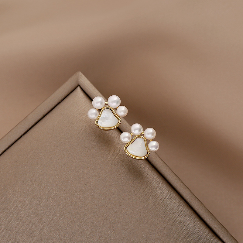 Cat Claw Pearl Earrings For Woman-Lovesyouforever
