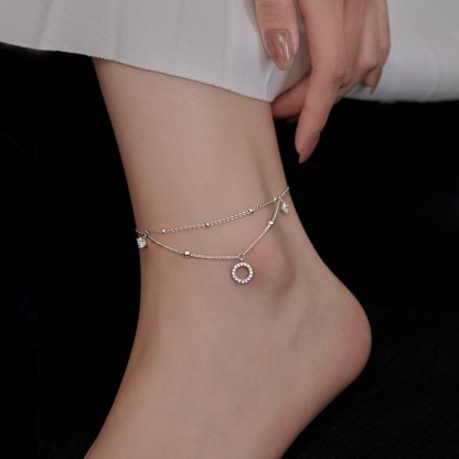 Pendant Ankle Bracelet for Women-Lovesyouforever