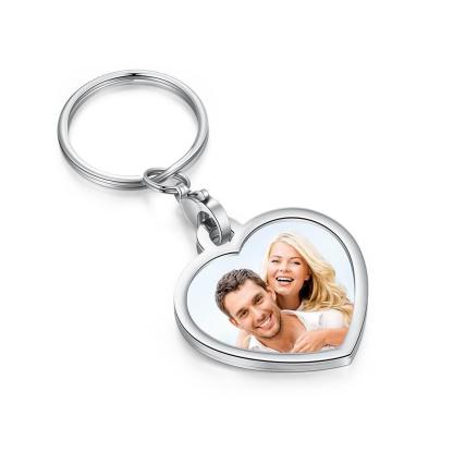 Personalized Photo Keychain BOYFRIEND Gift With Charm-Lovesyouforever