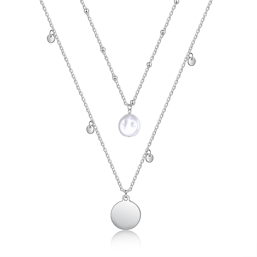 Baroque Pearl Pendant Necklace 1 Personalized Name for Women-Lovesyouforever