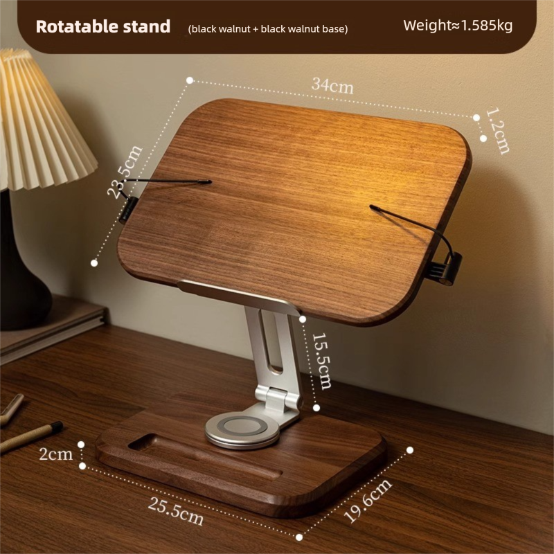 Solid wood reading stand, bookshelf, children's picture book desktop adjustable multi-functional reading support stand-Lovesyouforever