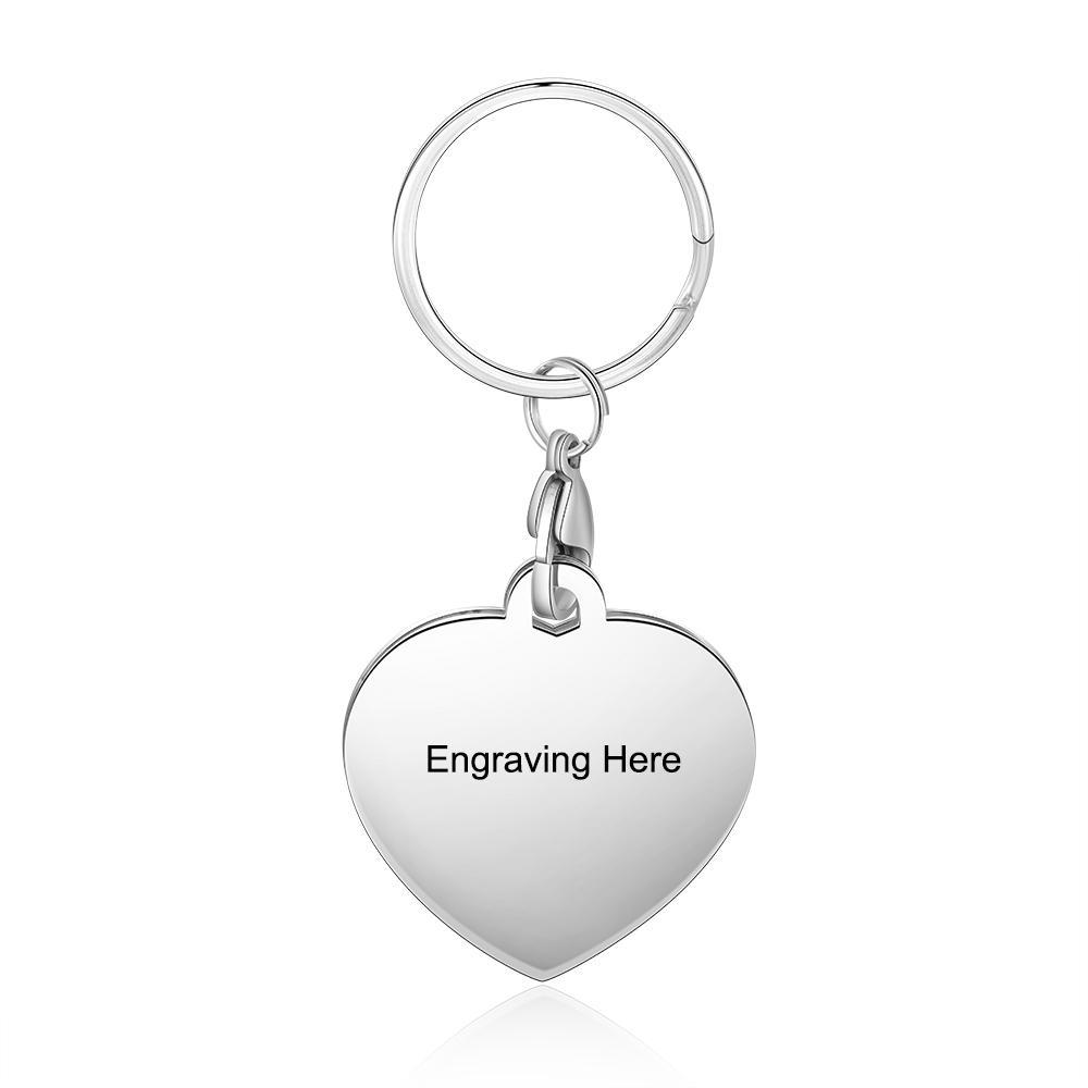 Personalized Photo Keychain BOYFRIEND Gift With Charm-Lovesyouforever