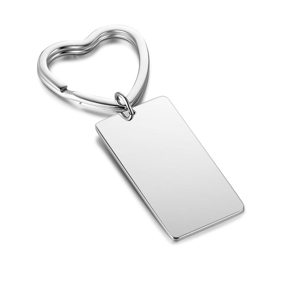 Personalized Photo Keychain With Calendar-Lovesyouforever