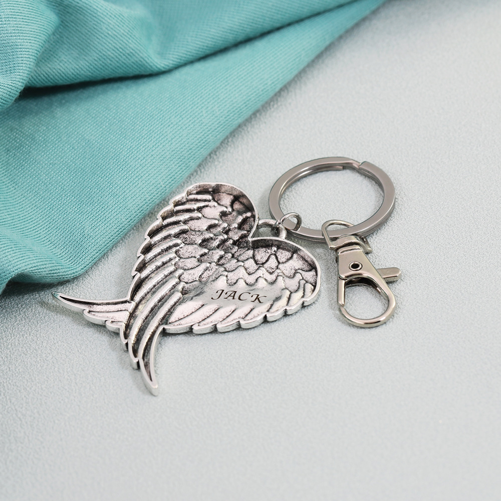 Angel Wings Key Ring-Lovesyouforever