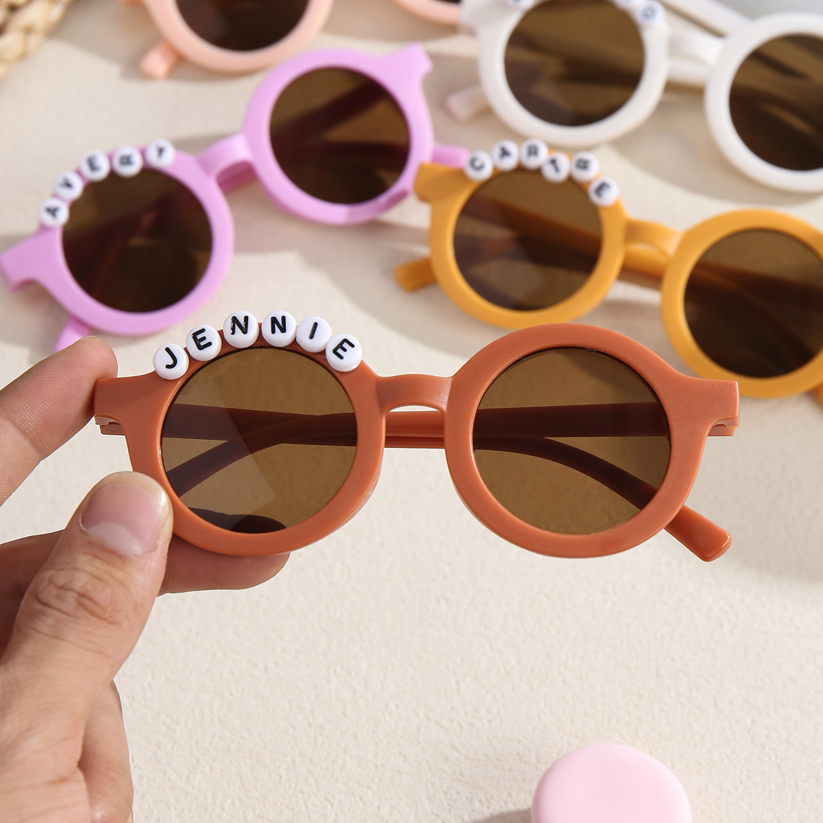 Sunglasses Personalized First 1 Name Gift for Children-Lovesyouforever