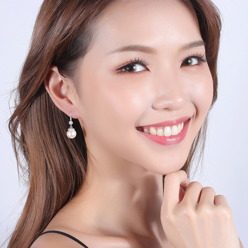 Drop Pearl Earrings For Woman-Lovesyouforever