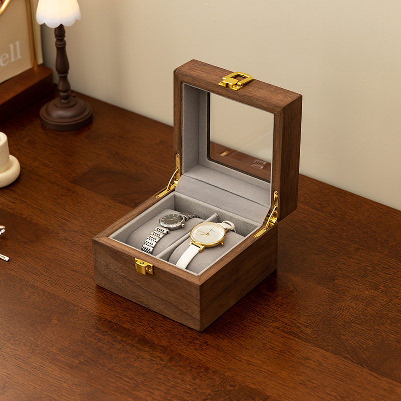 Watch storage box for home use, solid wood collection box for men and women to display watches, high-end and exquisite, a gift for men-Lovesyouforever