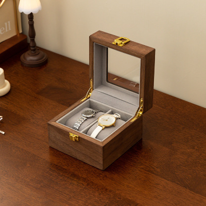 Watch storage box for home use, solid wood collection box for men and women to display watches, high-end and exquisite, a gift for men-Lovesyouforever