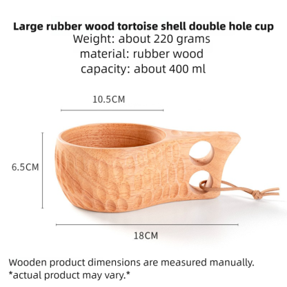 DIY walnut wood milk cup, acacia wood salad cup, solid wood creative mug with handle, coffee cup-Lovesyouforever