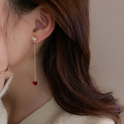 Heart Earrings for Women-Lovesyouforever