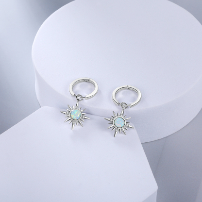 925 Sliver Pendant Earrings for Women-Lovesyouforever