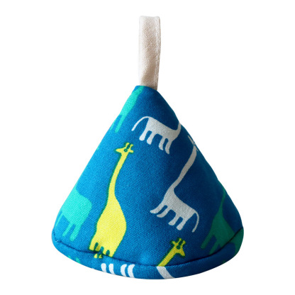 Japanese-style triangular pot cover, kitchen fabric heat-insulating pot handle cover, ear cover for clay pots and iron pots, anti-scald cap-Lovesyouforever