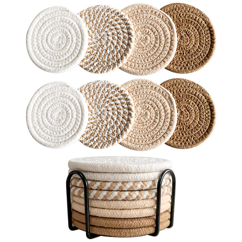 Manufacturer wholesales cup mat sets, cup holder insulation mats, and mug mats, supports drop shipping and labeling-Lovesyouforever