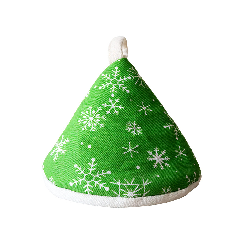 Japanese-style triangular pot cover, kitchen fabric heat-insulating pot handle cover, ear cover for clay pots and iron pots, anti-scald cap-Lovesyouforever