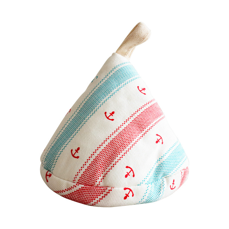 Japanese-style triangular pot cover, kitchen fabric heat-insulating pot handle cover, ear cover for clay pots and iron pots, anti-scald cap-Lovesyouforever