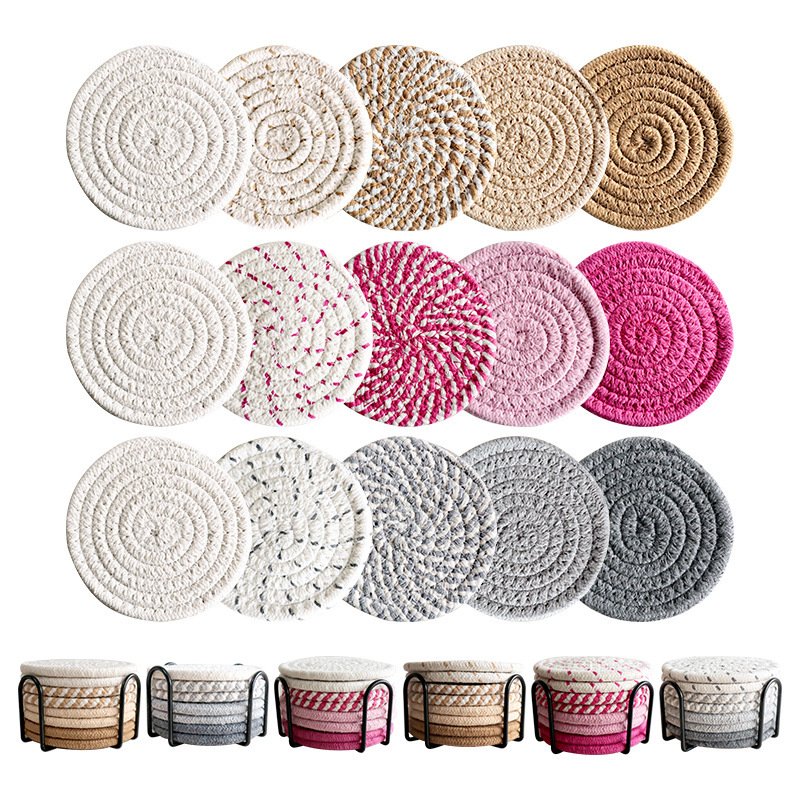 Manufacturer wholesales cup mat sets, cup holder insulation mats, and mug mats, supports drop shipping and labeling-Lovesyouforever