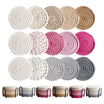 Manufacturer wholesales cup mat sets, cup holder insulation mats, and mug mats, supports drop shipping and labeling-Lovesyouforever