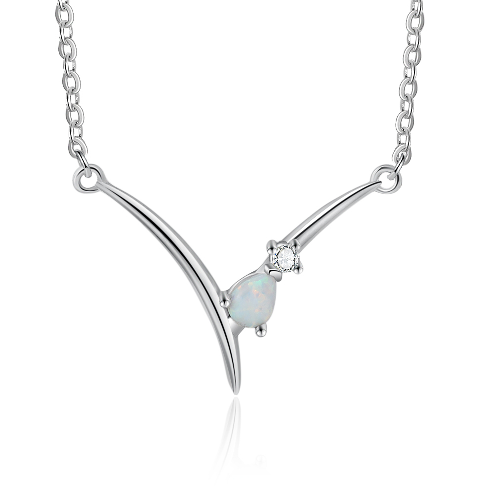 Opal Pendant Necklace for Women-Lovesyouforever