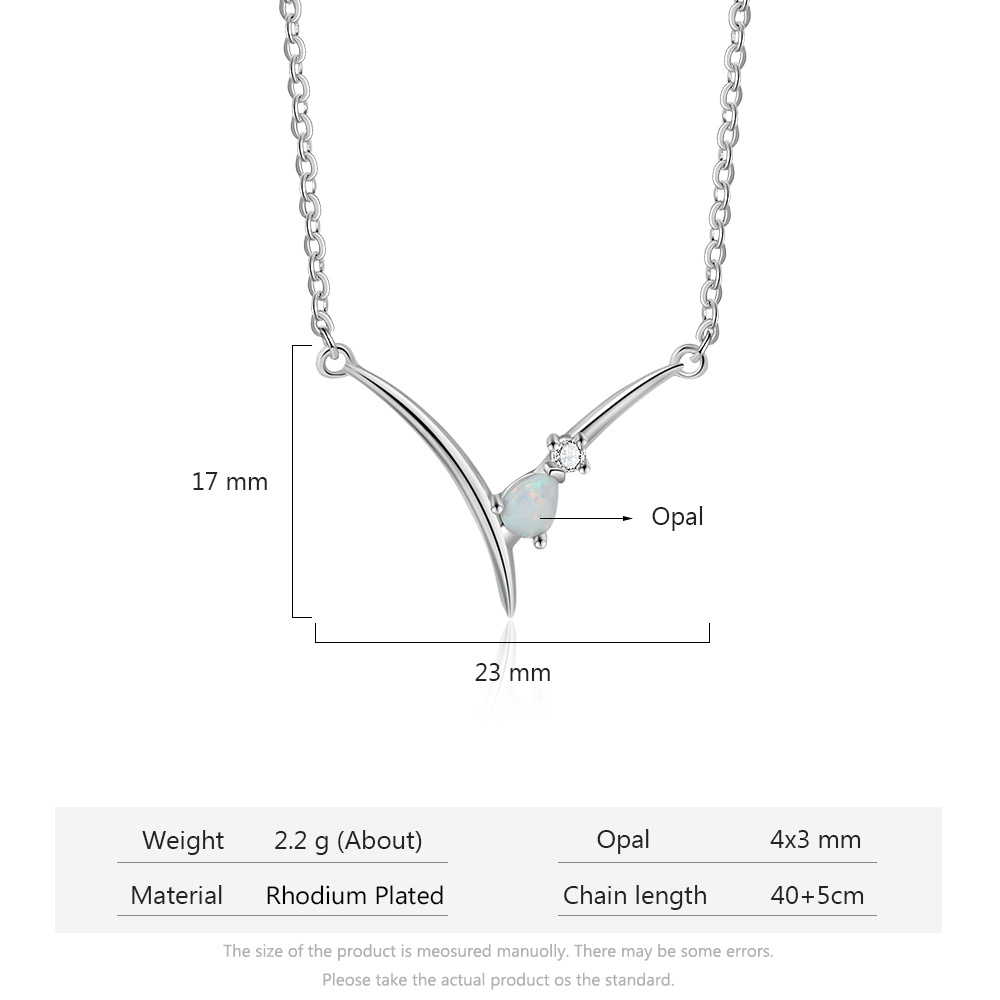 Opal Pendant Necklace for Women-Lovesyouforever