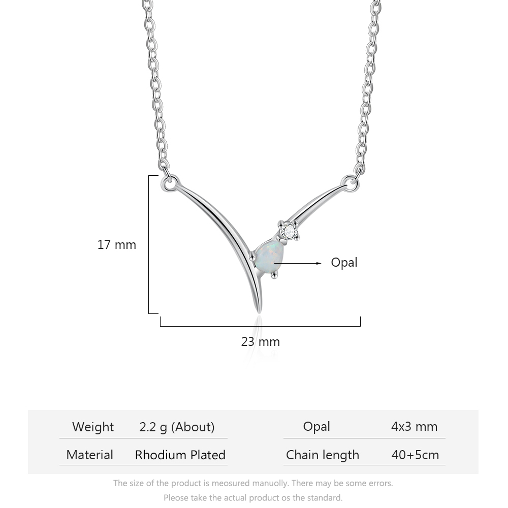 Opal Pendant Necklace for Women-Lovesyouforever