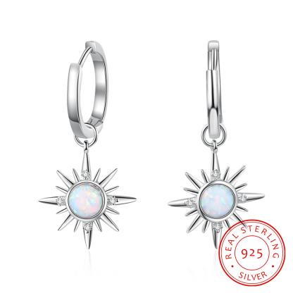 925 Sliver Pendant Earrings for Women-Lovesyouforever