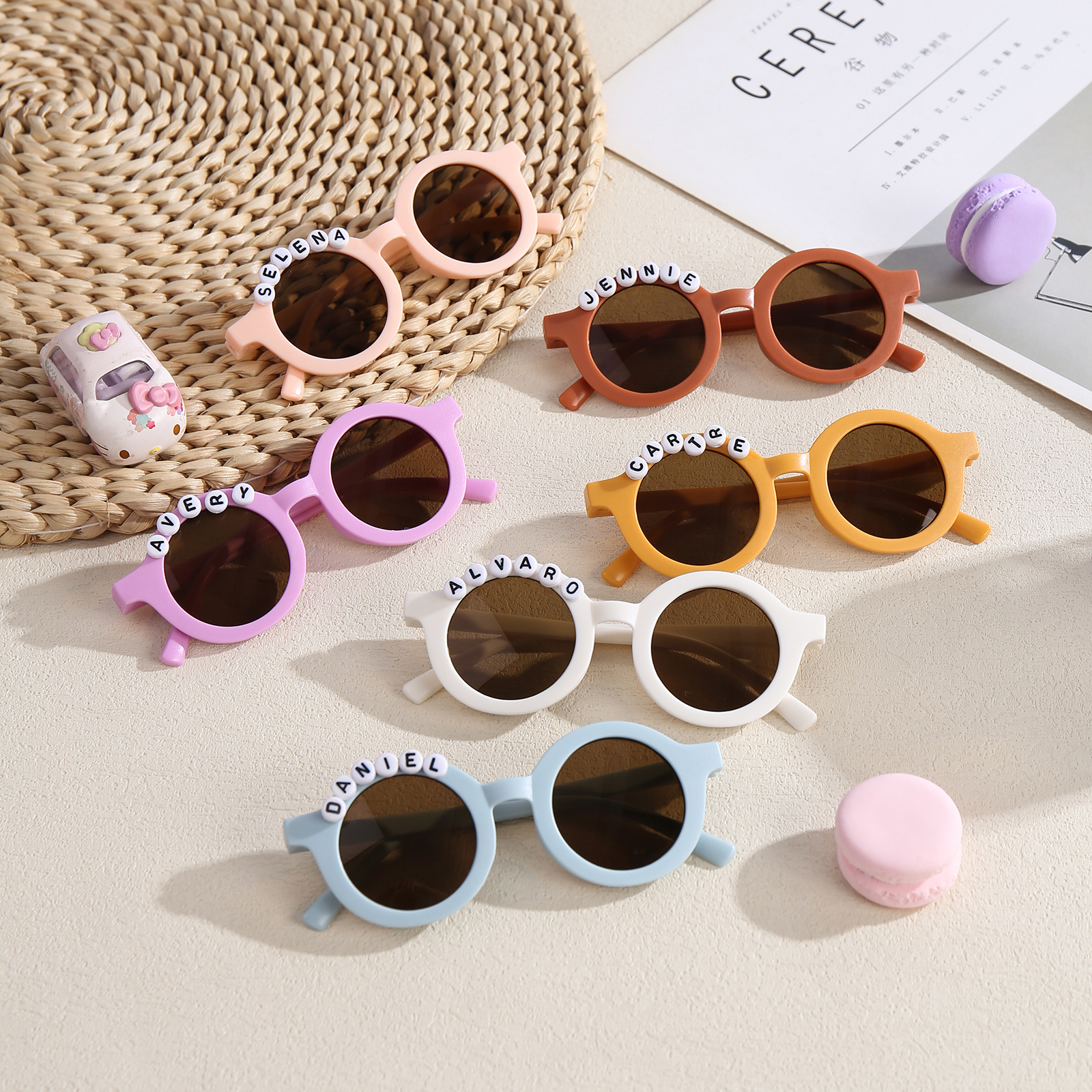 Sunglasses Personalized First 1 Name Gift for Children-Lovesyouforever