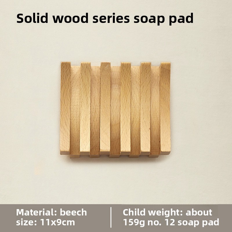Exquisite beech and black walnut wood soap dish, handmade soap holder, Japanese-style draining double-layer wooden soap tray-Lovesyouforever