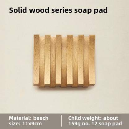 Exquisite beech and black walnut wood soap dish, handmade soap holder, Japanese-style draining double-layer wooden soap tray-Lovesyouforever