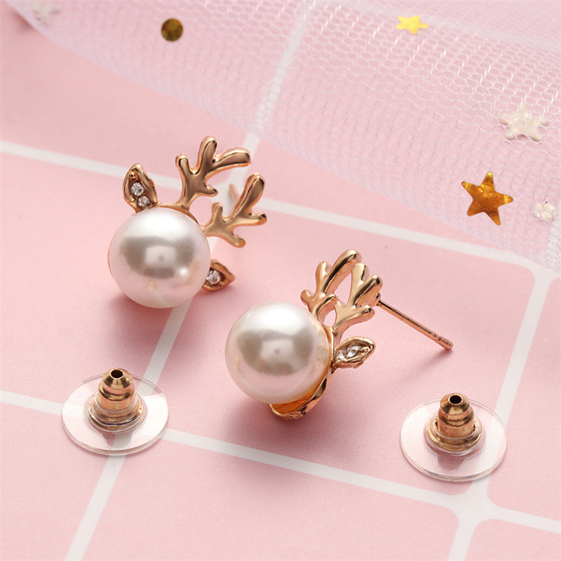 Exquisite Antlers Christmas Earrings for Woman for Girls-Lovesyouforever