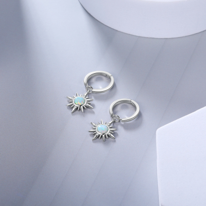 925 Sliver Pendant Earrings for Women-Lovesyouforever