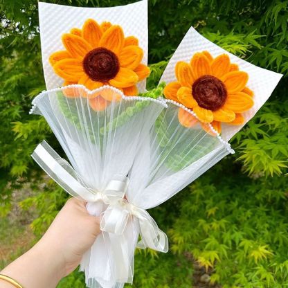 Sunflower bouquet made of twist sticks, handmade twist flowers, gift for teachers, Mother's Day, Valentine's Day, 520 Day, Teachers' Day-Lovesyouforever
