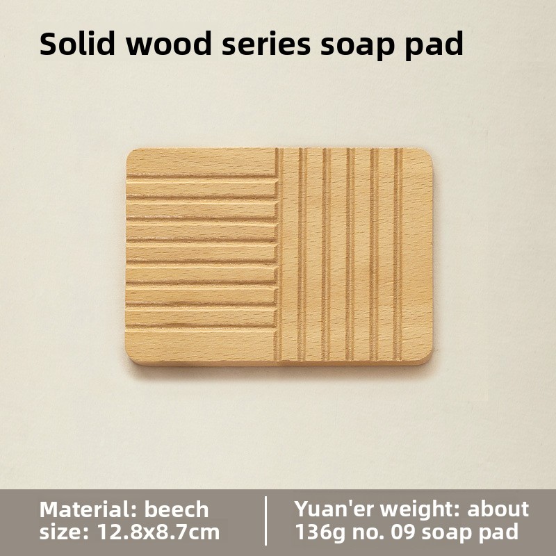 Exquisite beech and black walnut wood soap dish, handmade soap holder, Japanese-style draining double-layer wooden soap tray-Lovesyouforever