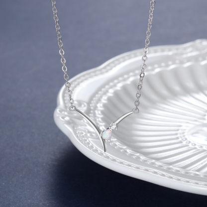 Opal Pendant Necklace for Women-Lovesyouforever
