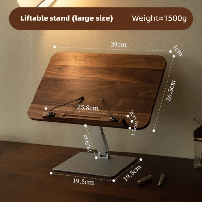 Solid wood reading stand, bookshelf, children's picture book desktop adjustable multi-functional reading support stand-Lovesyouforever