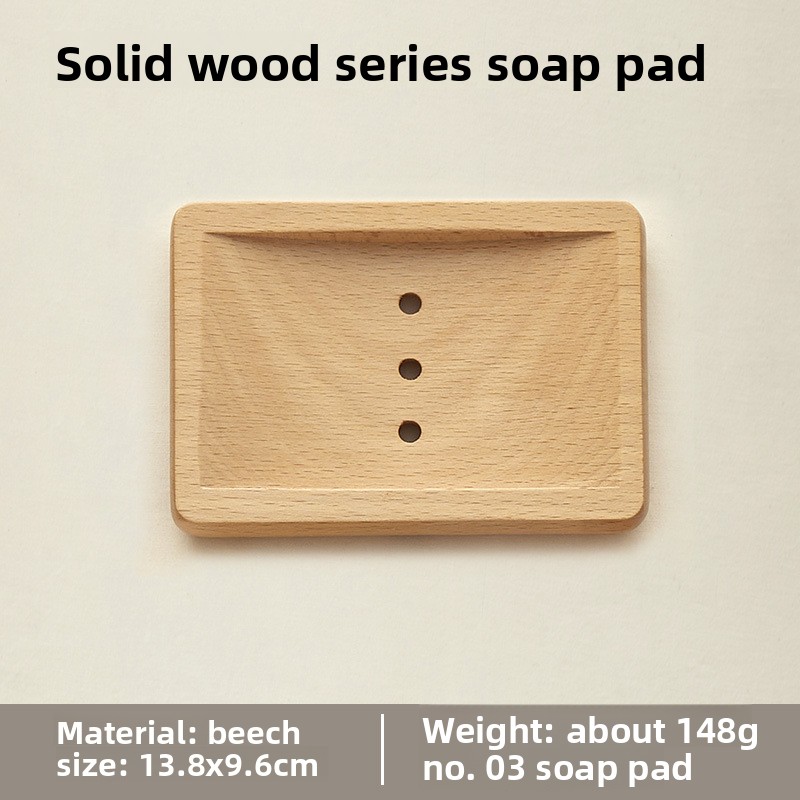 Exquisite beech and black walnut wood soap dish, handmade soap holder, Japanese-style draining double-layer wooden soap tray-Lovesyouforever