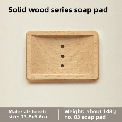 Exquisite beech and black walnut wood soap dish, handmade soap holder, Japanese-style draining double-layer wooden soap tray-Lovesyouforever